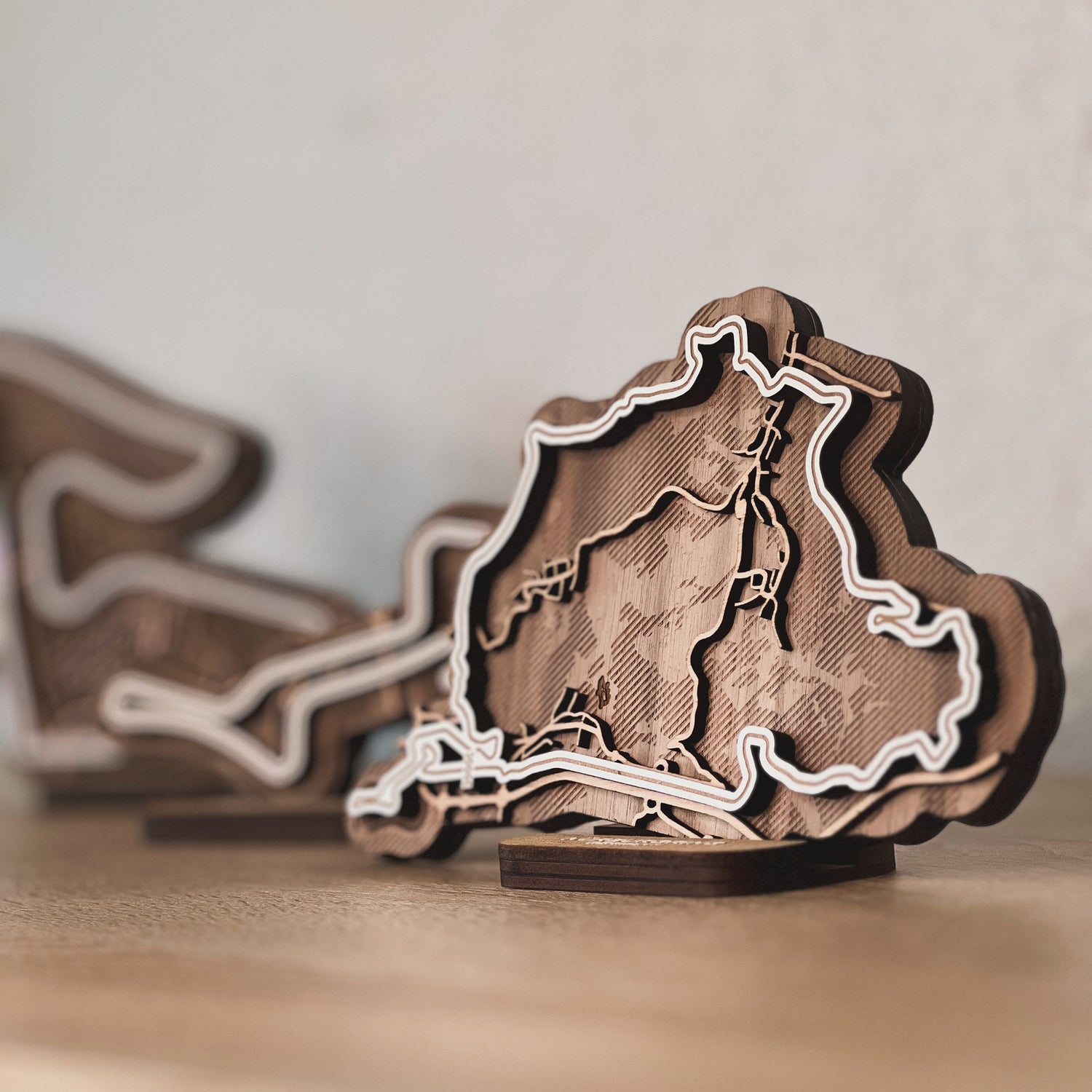 Mini Racetracks - Wooden 3D Layered Circuits