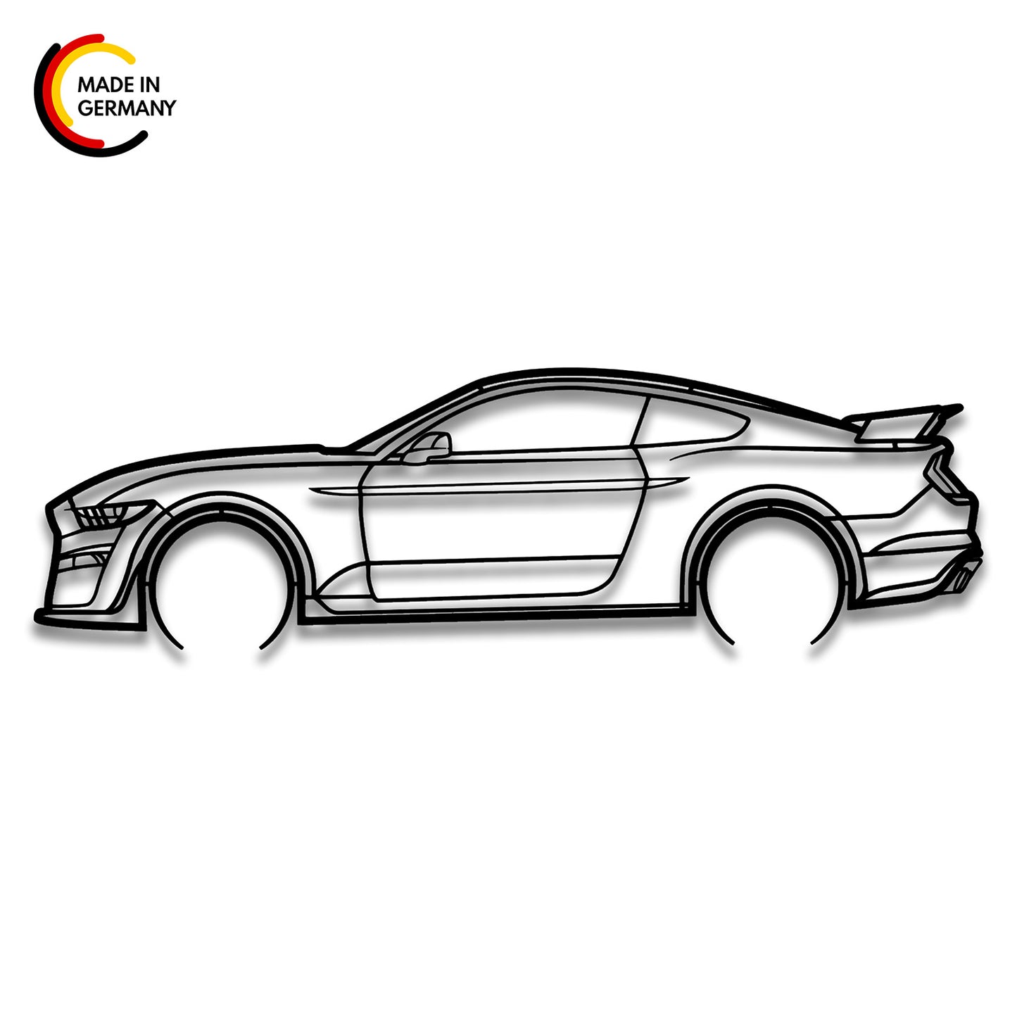 Ford Mustang GT500 - Car Silhouette