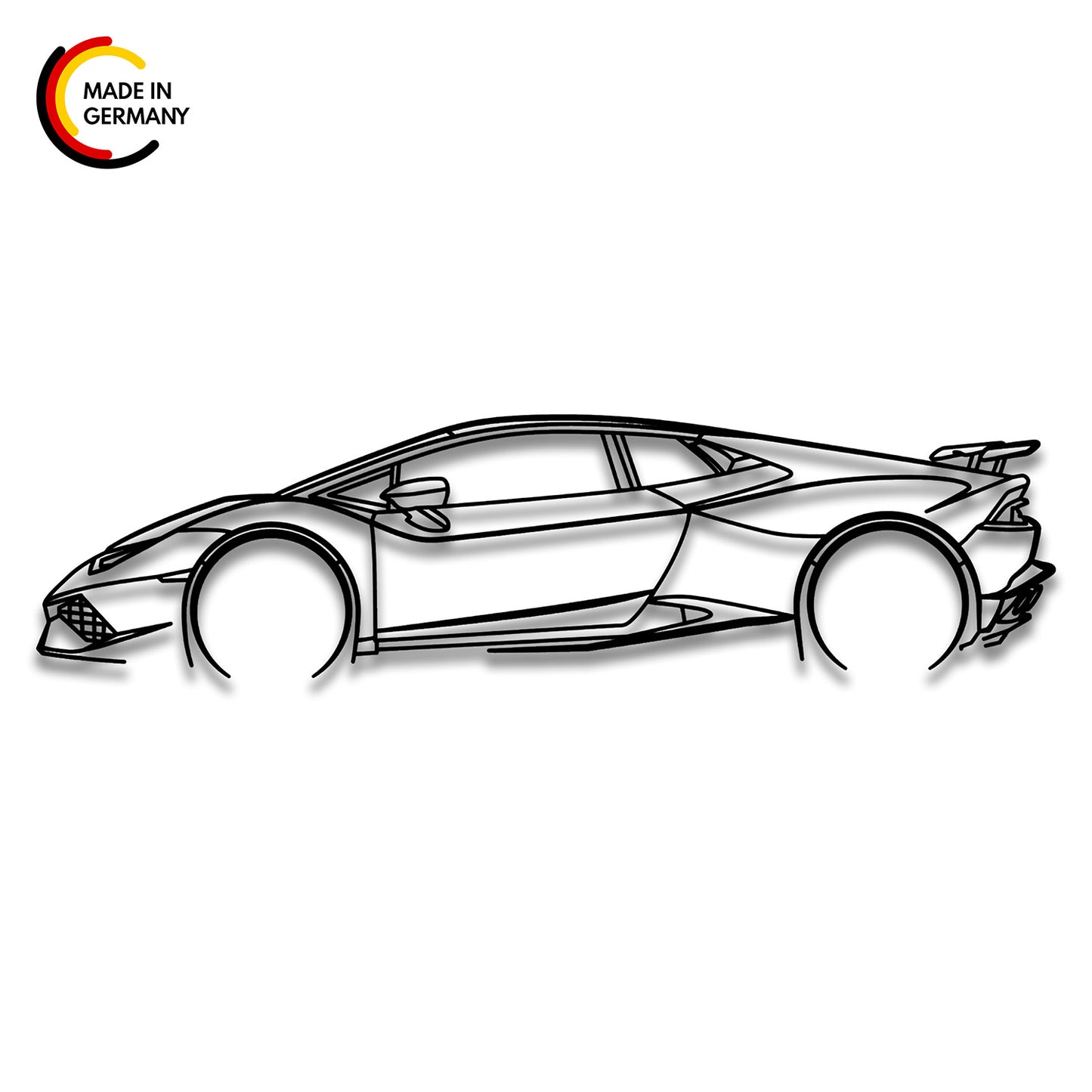 Lamborghini Huracan Performante - Car Silhouette