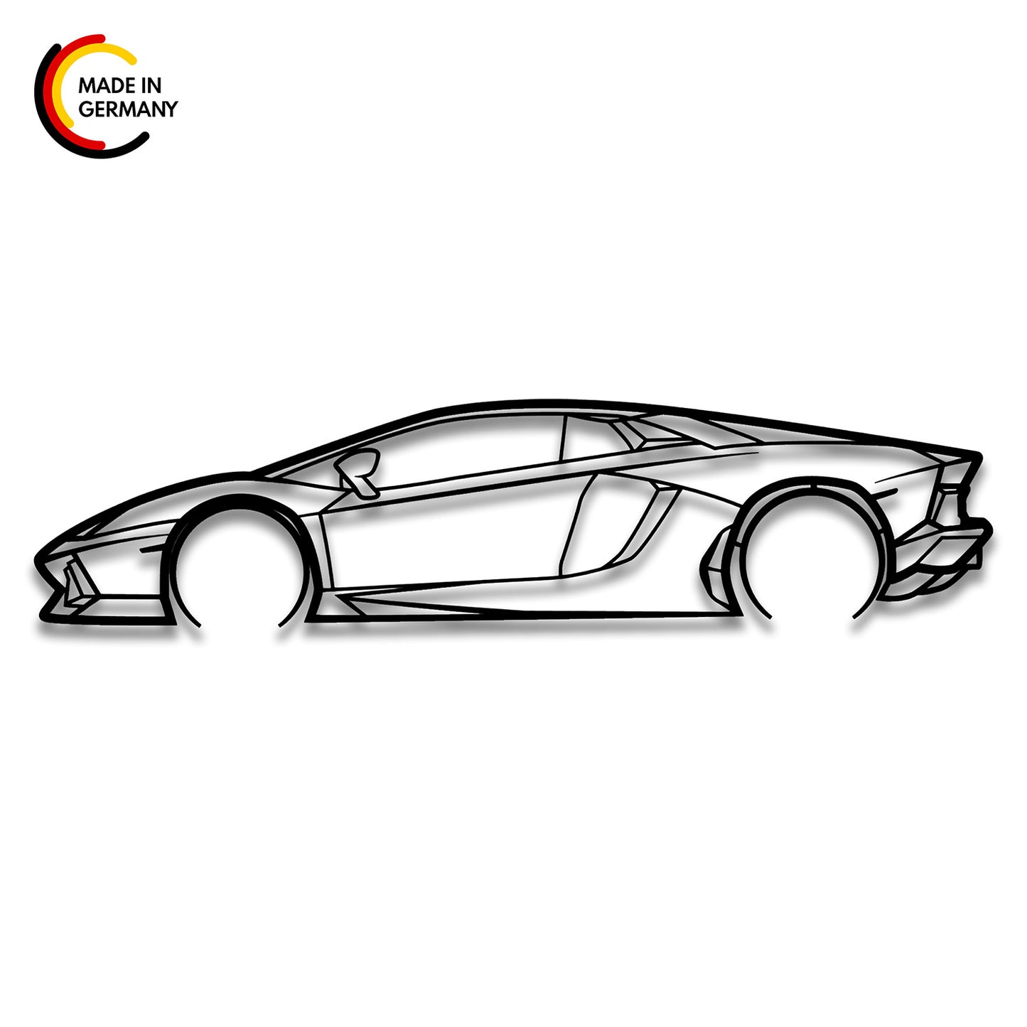 Lamborghini Aventador - Car Silhouette