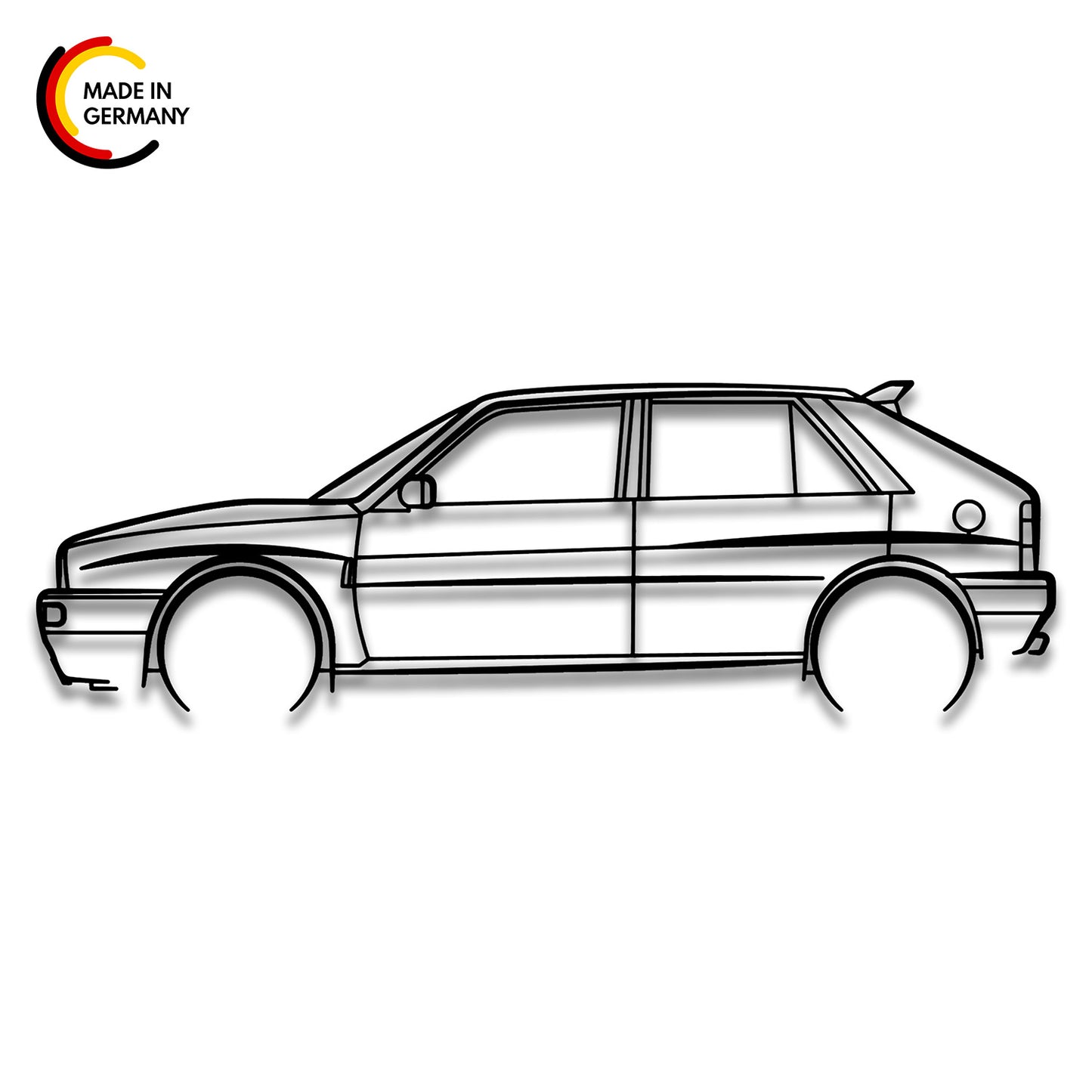 Lancia Delta Integrale - Car Silhouette