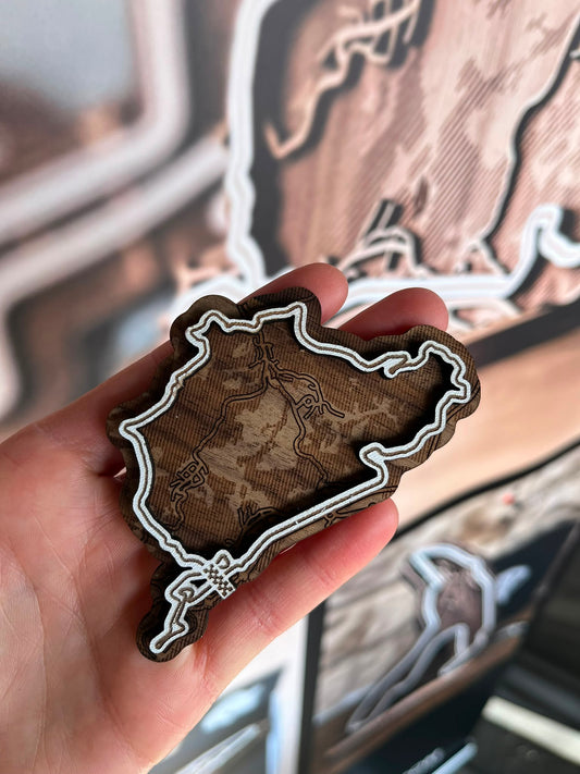 Nürburgring - Fridge Magnet