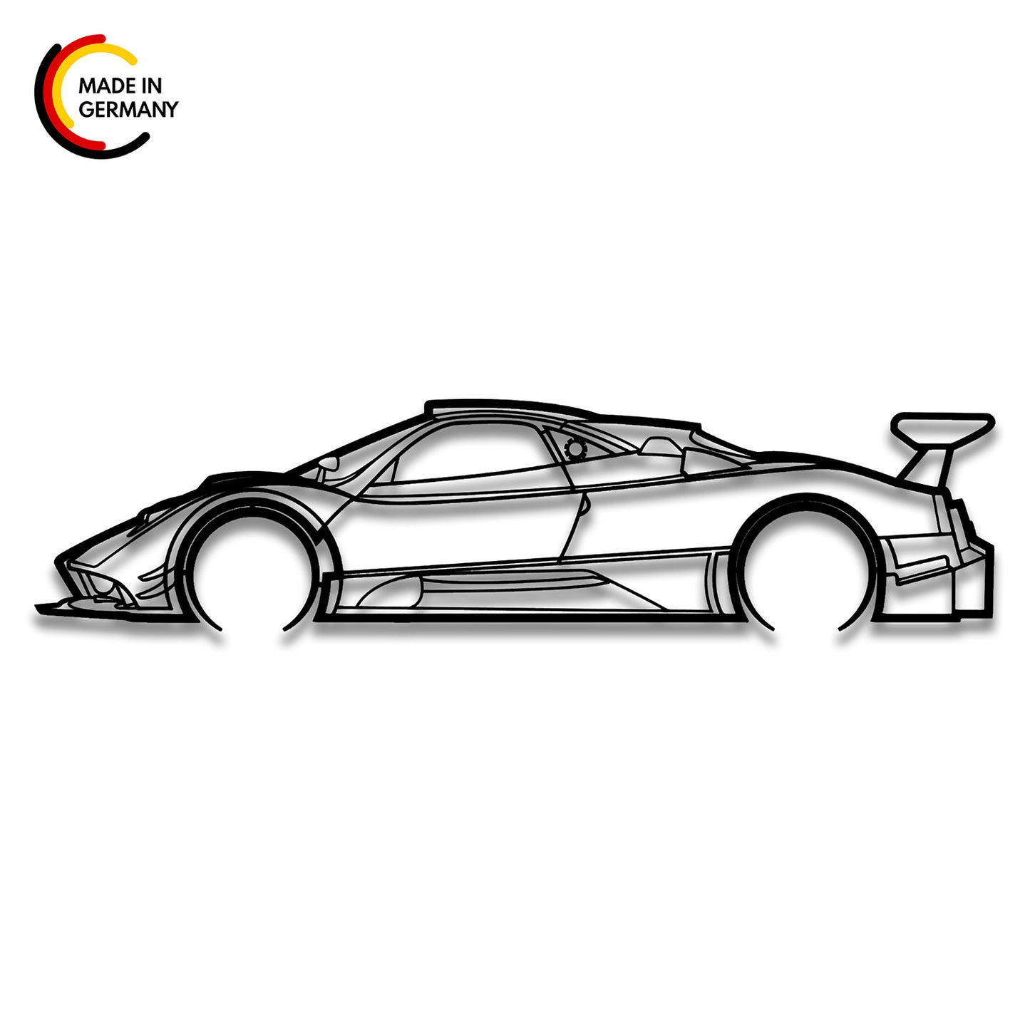 Pagani Zonda R - Car Silhouette